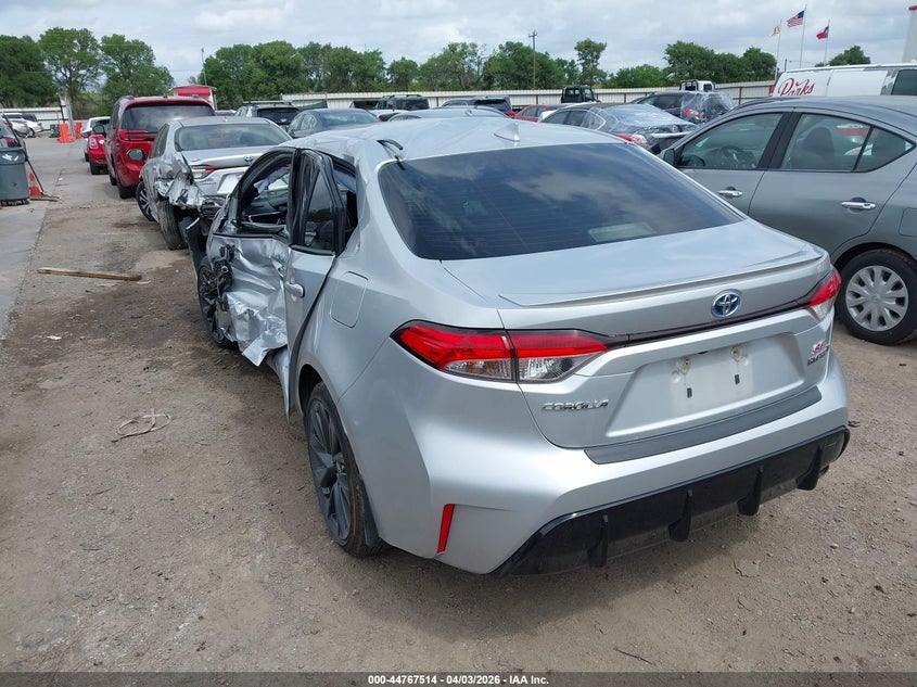 2023 Toyota Corolla VIN JTDBCMFE5P3009067 IAAI salvage auction — SIDE, Wait Title, sold $825 on 2026-07-28 (photo 3)