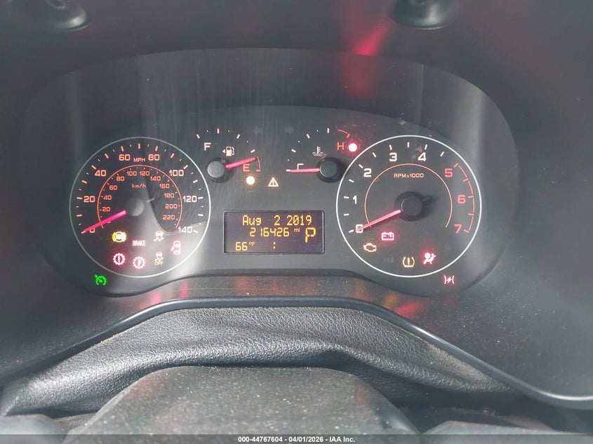 2020 Ram Promaster city VIN ZFBHRFAB7L6R47987 IAAI salvage auction — LEFT FRONT, Wait Title, sold $1,400 on 2026-07-20 (photo 7)