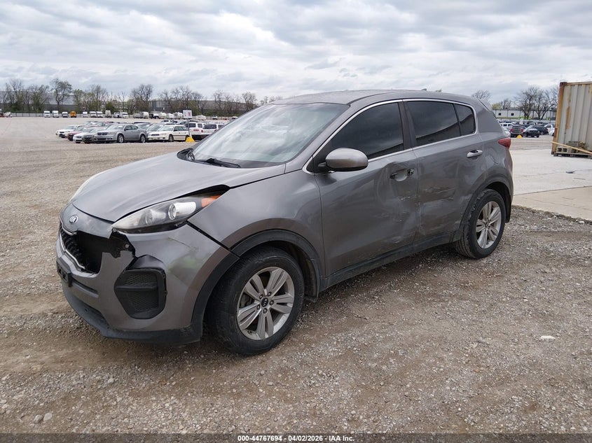 2017 Kia Sportage VIN KNDPM3ACXH7235490 IAAI salvage auction — UNKNOWN, Salvage (Missouri), sold $2,050 on 2026-07-13 (photo 2)