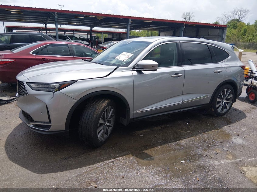 2025 Acura Mdx VIN 5J8YE1H44SL024130 IAAI salvage auction — RIGHT SIDE, Salvage (Louisiana), sold $12,500 on 2026-07-27 (photo 2)