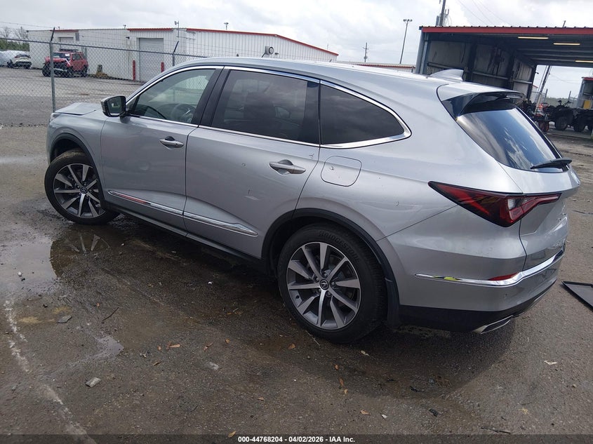 2025 Acura Mdx VIN 5J8YE1H44SL024130 IAAI salvage auction — RIGHT SIDE, Salvage (Louisiana), sold $12,500 on 2026-07-27 (photo 3)