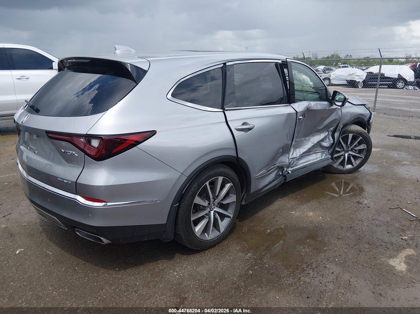 2025 Acura Mdx VIN 5J8YE1H44SL024130 IAAI salvage auction — RIGHT SIDE, Salvage (Louisiana), sold $12,500 on 2026-07-27 (photo 4)