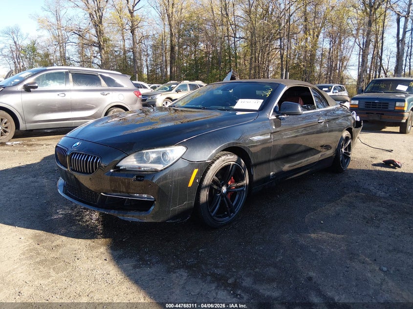 2012 BMW 6er VIN WBALZ3C53CDL72258 IAAI salvage auction — REAR END, Salvage - Greater Than 75% (Maryland), sold $1,700 on 2026-07-22 (photo 2)