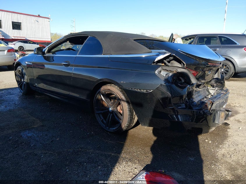 2012 BMW 6er VIN WBALZ3C53CDL72258 IAAI salvage auction — REAR END, Salvage - Greater Than 75% (Maryland), sold $1,700 on 2026-07-22 (photo 3)