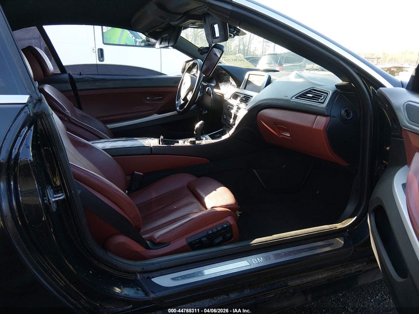 2012 BMW 6er VIN WBALZ3C53CDL72258 IAAI salvage auction — REAR END, Salvage - Greater Than 75% (Maryland), sold $1,700 on 2026-07-22 (photo 5)