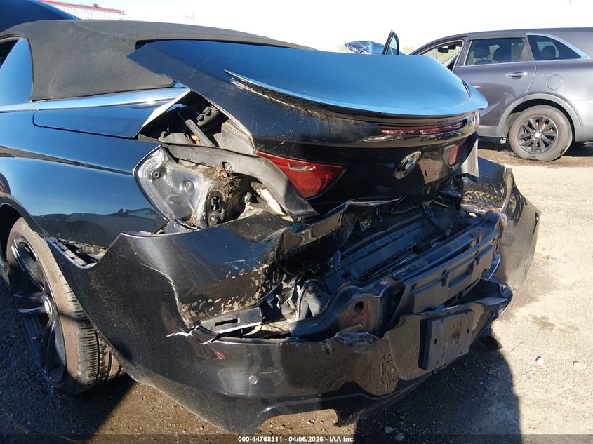 2012 BMW 6er VIN WBALZ3C53CDL72258 IAAI salvage auction — REAR END, Salvage - Greater Than 75% (Maryland), sold $1,700 on 2026-07-22 (photo 6)