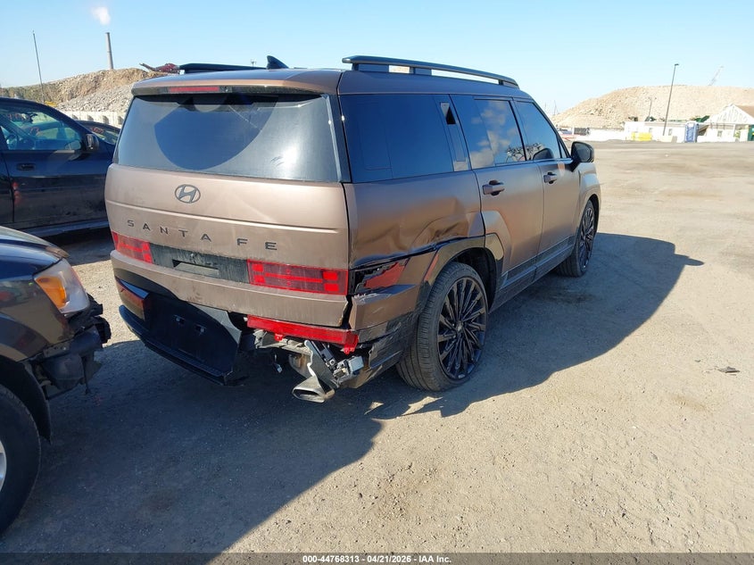 2024 Hyundai Santa fe VIN 5NMP5DGLXRH029168 IAAI salvage auction — LEFT SIDE, Salvage Title, sold $9,900 on 2026-07-28 (photo 4)