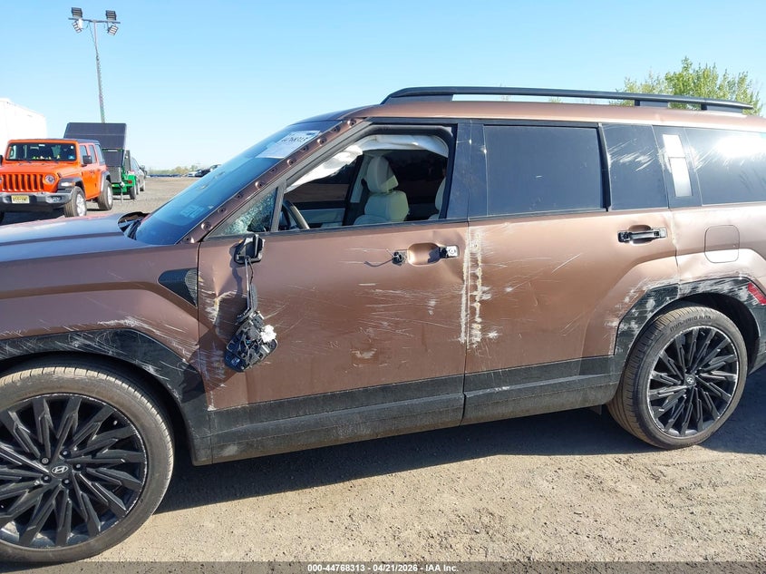 2024 Hyundai Santa fe VIN 5NMP5DGLXRH029168 IAAI salvage auction — LEFT SIDE, Salvage Title, sold $9,900 on 2026-07-28 (photo 6)