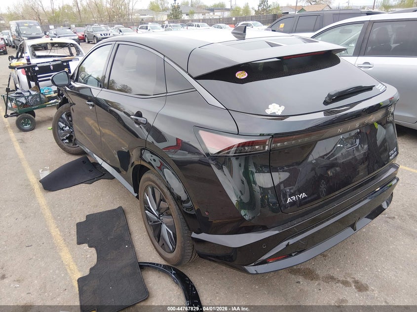 2025 Nissan Ariya VIN JN8DF0BF0SM764237 IAAI salvage auction — LEFT FRONT, Salvage (Colorado), sold $15,050 on 2026-07-09 (photo 3)