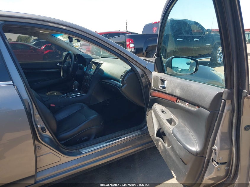 2012 Infiniti G VIN JN1CV6AR0CM677306 IAAI salvage auction — LEFT SIDE, Salvage Title, sold $1,150 on 2026-07-21 (photo 5)