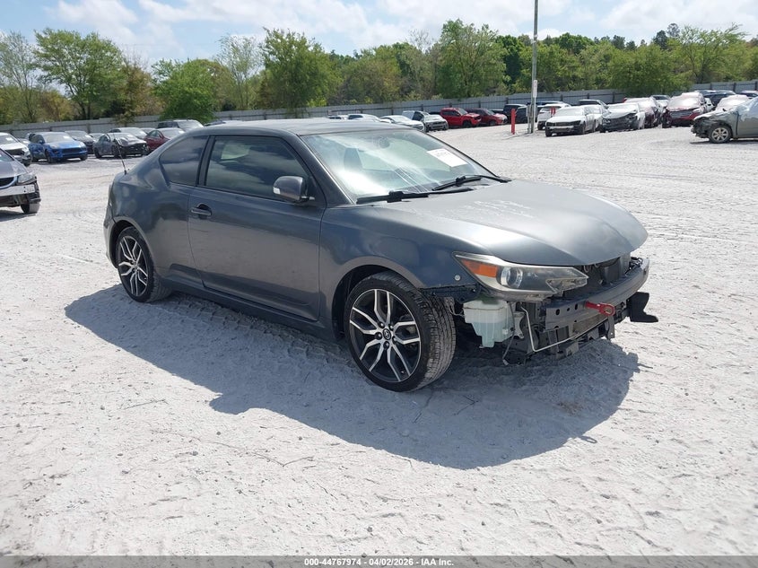 2014 Scion Tc VIN JTKJF5C79E3080373 IAAI salvage auction — FRONT END, Wait Title, sold $975 on 2026-08-01 (photo 1)