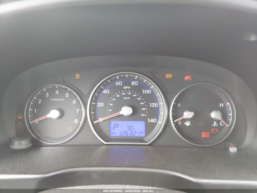 2012 Hyundai Santa fe VIN 5XYZGDAB7CG108768 IAAI salvage auction — FRONT END, Wait Title, sold $1,300 on 2026-07-31 (photo 7)