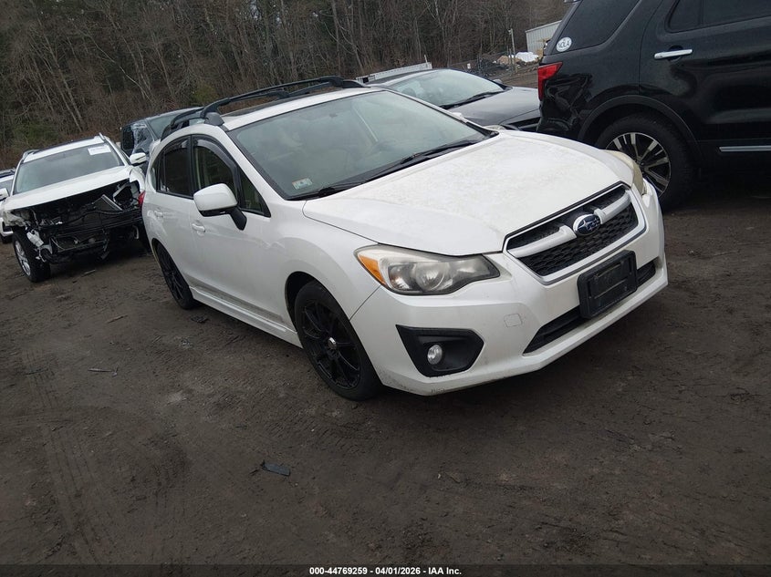 2013 Subaru Impreza VIN JF1GPAU63D2807157 IAAI salvage auction — FRONT END, Salvage (Texas), sold $375 on 2026-07-28 (photo 1)