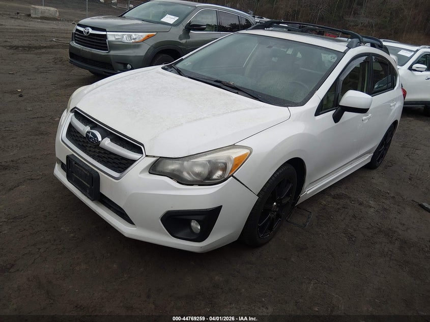 2013 Subaru Impreza VIN JF1GPAU63D2807157 IAAI salvage auction — FRONT END, Salvage (Texas), sold $375 on 2026-07-28 (photo 2)