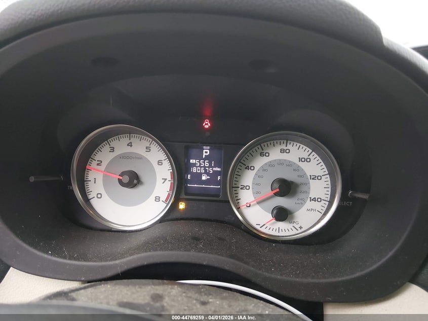 2013 Subaru Impreza VIN JF1GPAU63D2807157 IAAI salvage auction — FRONT END, Salvage (Texas), sold $375 on 2026-07-28 (photo 7)