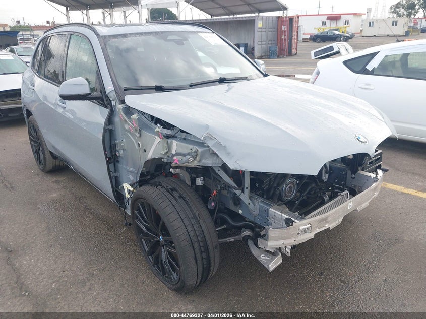 2026 BMW X5 VIN 5UX13EU03T9105343 IAAI salvage auction — FRONT END, Wait Title, sold $35,300 on 2026-07-08 (photo 1)