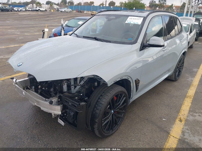 2026 BMW X5 VIN 5UX13EU03T9105343 IAAI salvage auction — FRONT END, Wait Title, sold $35,300 on 2026-07-08 (photo 2)