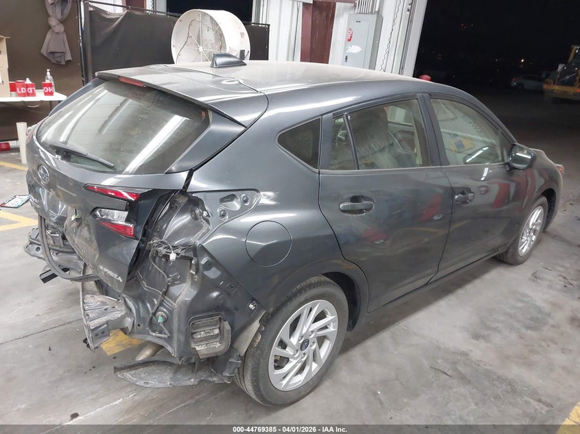 2024 Subaru Impreza VIN JF1GUABCXR8284936 IAAI salvage auction — REAR END, Wait Title, sold $5,450 on 2026-07-21 (photo 4)