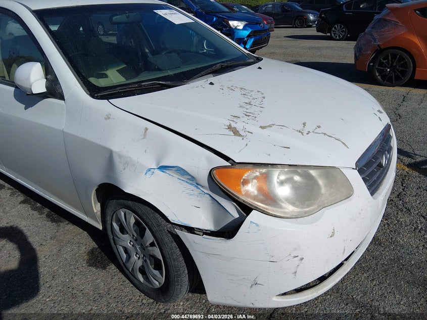2009 Hyundai Elantra VIN KMHDU46D69U738006 IAAI salvage auction — FRONT END, Salvage (California), sold $925 on 2026-07-07 (photo 6)