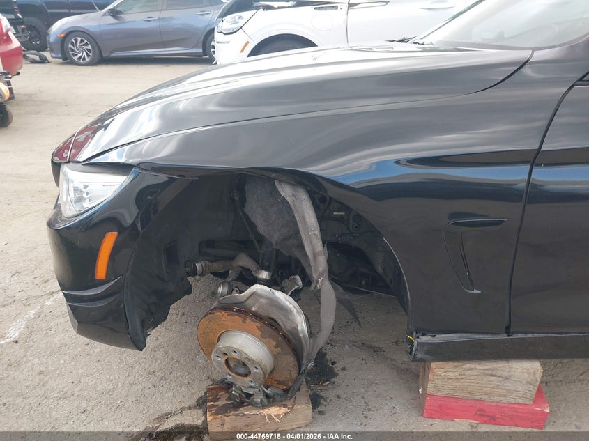 2015 BMW 4er VIN WBA3N7C56FK223460 IAAI salvage auction — LEFT FRONT, Salvage (California), sold $3,500 on 2026-08-12 (photo 6)