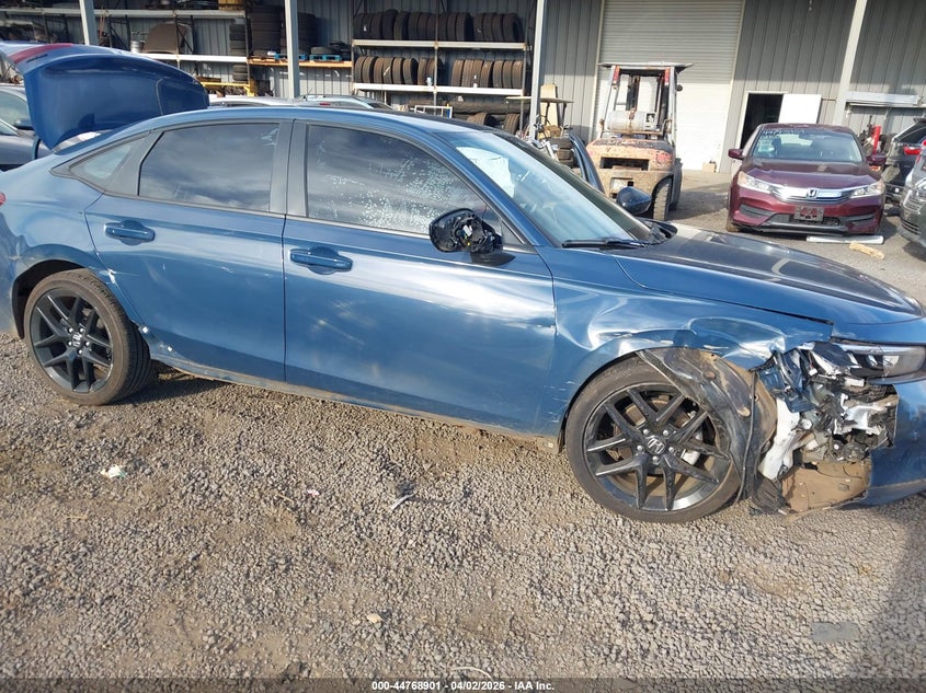 2026 Honda Civic VIN 2HGFE2F56TH503415 IAAI salvage auction — RIGHT SIDE, Wait Title, sold $2,850 on 2026-09-10 (photo 6)
