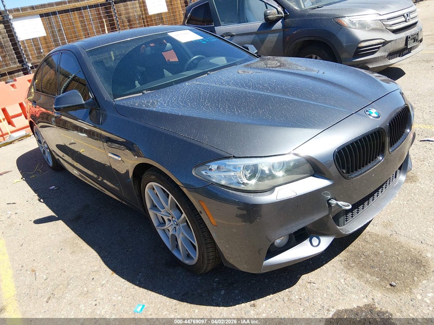 2016 BMW 5er VIN WBA5B3C50GG253553 IAAI salvage auction — LEFT REAR, Salvage (Colorado), sold $6,150 on 2026-07-14 (photo 1)