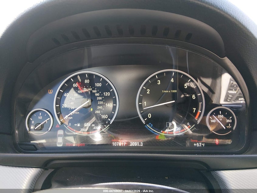 2016 BMW 5er VIN WBA5B3C50GG253553 IAAI salvage auction — LEFT REAR, Salvage (Colorado), sold $6,150 on 2026-07-14 (photo 7)