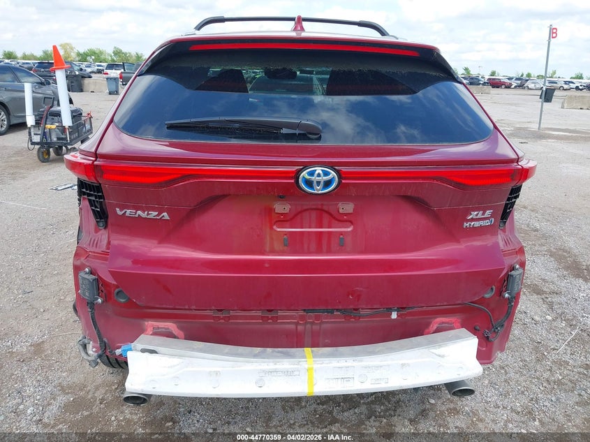 2022 Toyota Venza VIN JTEAAAAH0NJ113584 IAAI salvage auction — REAR END, Wait Title, sold $11,050 on 2026-08-22 (photo 6)