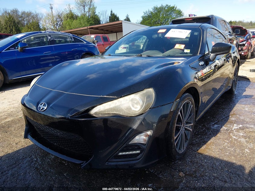 2013 Scion Fr-s VIN JF1ZNAA15D1727999 IAAI salvage auction — LEFT FRONT, Clear (Oklahoma), sold $1,475 on 2026-07-08 (photo 2)