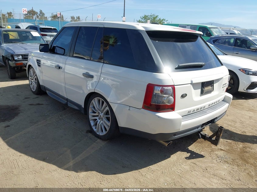 2009 Land rover Range rover sport VIN SALSH23469A203924 IAAI salvage auction — REAR END, Salvage (California), sold $275 on 2026-07-22 (photo 3)