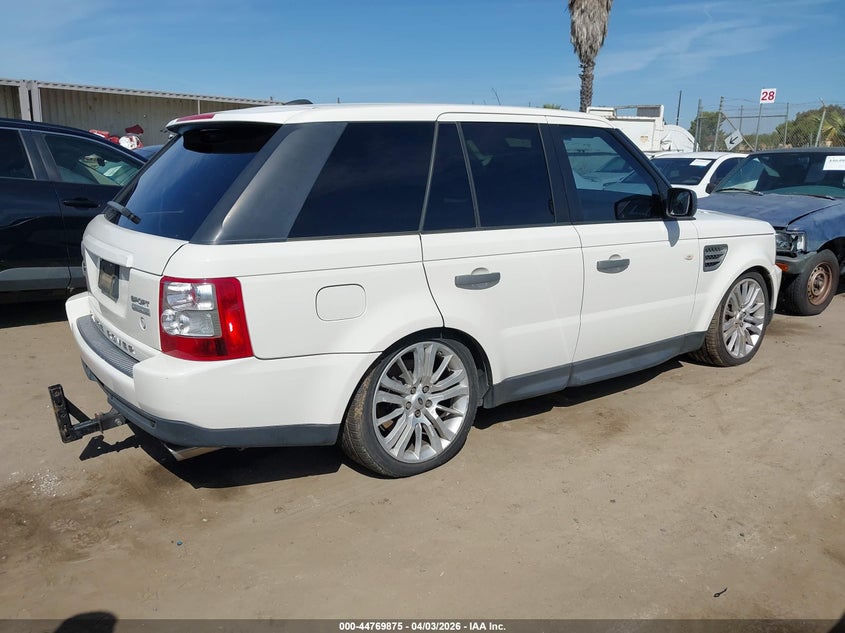 2009 Land rover Range rover sport VIN SALSH23469A203924 IAAI salvage auction — REAR END, Salvage (California), sold $275 on 2026-07-22 (photo 4)