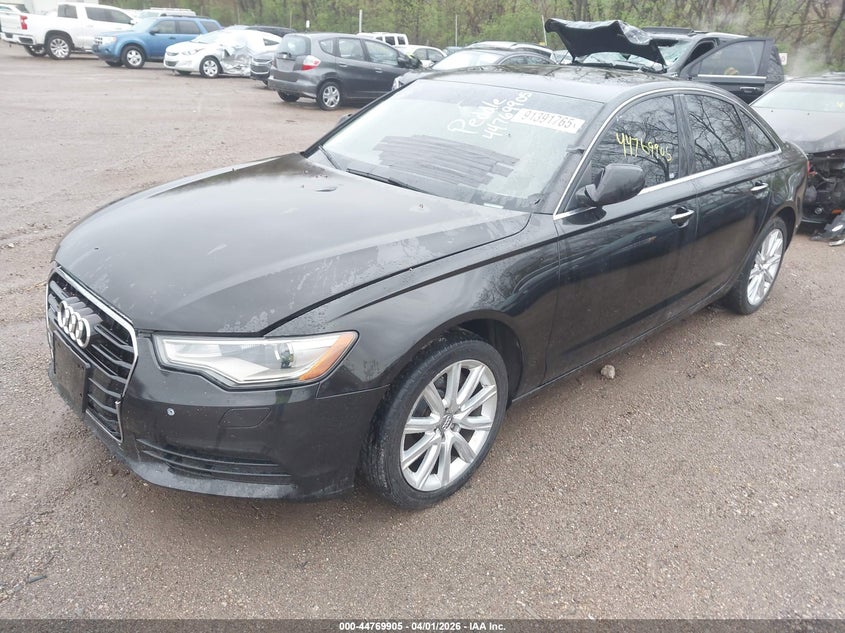 2015 Audi A6 VIN WAUGFAFC9FN009616 IAAI salvage auction — FRONT END, Bill Of Sale (Indiana), sold $375 on 2026-07-22 (photo 2)