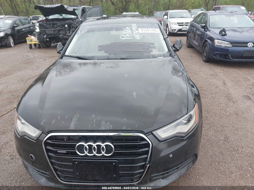 2015 Audi A6 VIN WAUGFAFC9FN009616 IAAI salvage auction — FRONT END, Bill Of Sale (Indiana), sold $375 on 2026-07-22 (photo 6)