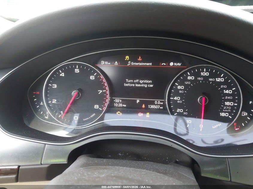 2015 Audi A6 VIN WAUGFAFC9FN009616 IAAI salvage auction — FRONT END, Bill Of Sale (Indiana), sold $375 on 2026-07-22 (photo 7)