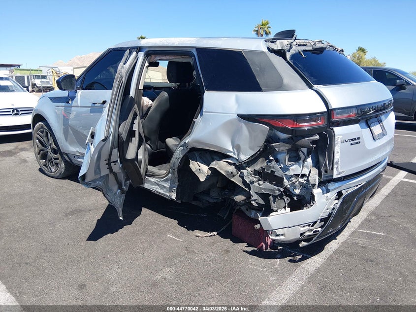 2020 Land rover Range rover evoque VIN SALZJ2FX7LH074390 IAAI salvage auction — LEFT REAR, Salvage (Wyoming), sold $5,800 on 2026-07-10 (photo 3)