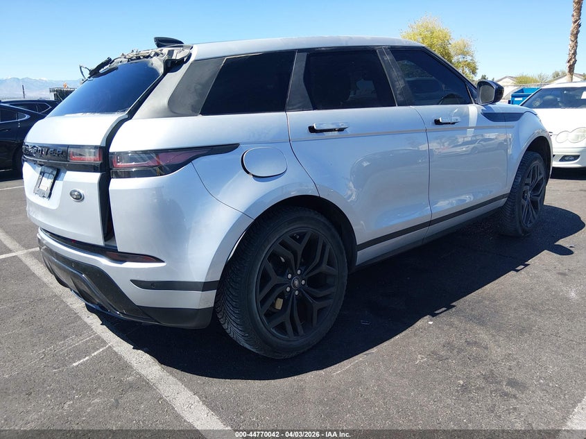 2020 Land rover Range rover evoque VIN SALZJ2FX7LH074390 IAAI salvage auction — LEFT REAR, Salvage (Wyoming), sold $5,800 on 2026-07-10 (photo 4)