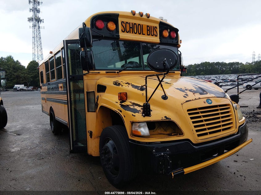2011 Blue bird School bus / transit bus VIN 1BAKACPH1BF280010 IAAI salvage auction — NORMAL WEAR, Clear (Georgia), sold $825 on 2026-08-26 (photo 1)