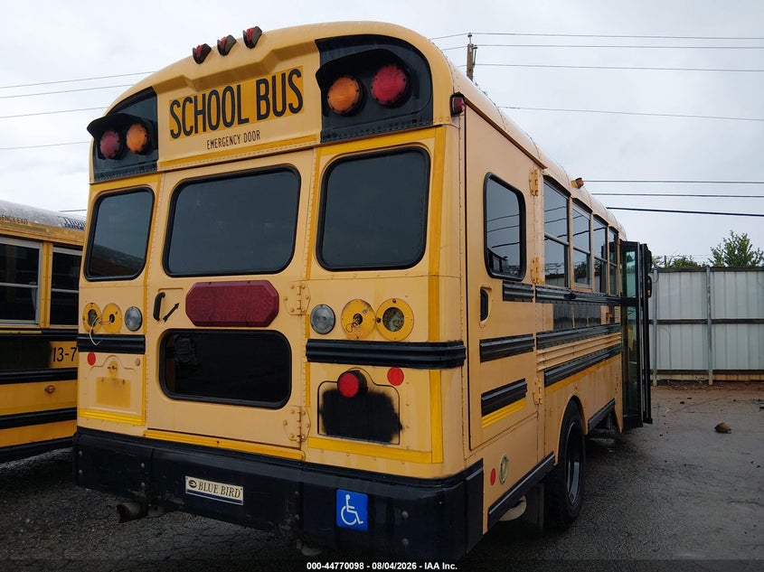 2011 Blue bird School bus / transit bus VIN 1BAKACPH1BF280010 IAAI salvage auction — NORMAL WEAR, Clear (Georgia), sold $825 on 2026-08-26 (photo 4)