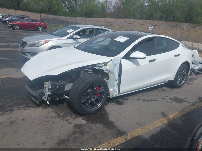 2023 Tesla Model s VIN 5YJSA1E61PF510703 IAAI salvage auction — FRONT END, Wait Title, sold $33,500 on 2026-07-16 (photo 2)