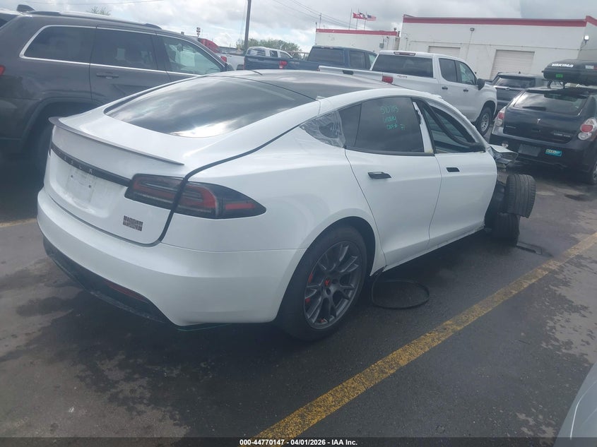 2023 Tesla Model s VIN 5YJSA1E61PF510703 IAAI salvage auction — FRONT END, Wait Title, sold $33,500 on 2026-07-16 (photo 4)