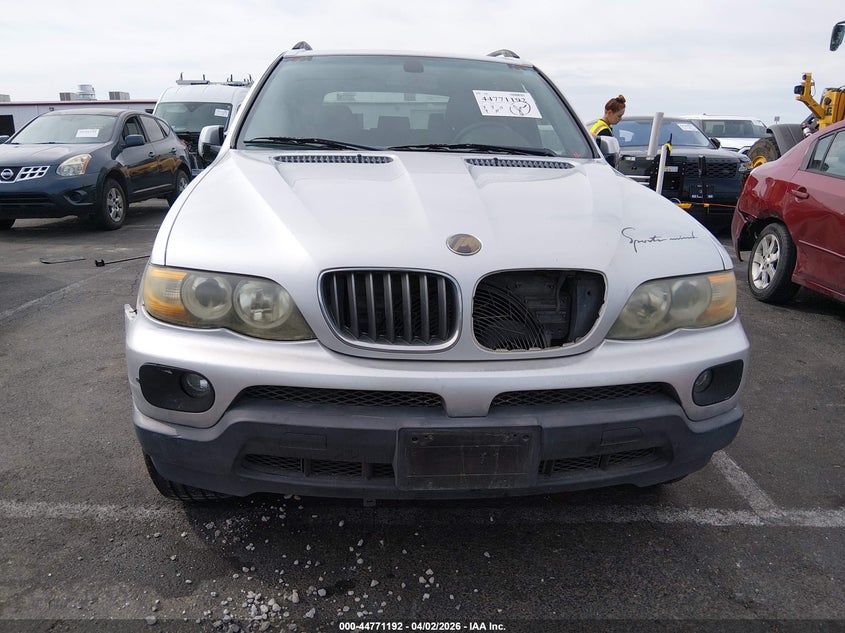 2004 BMW X5 VIN 5UXFA13504LU32224 IAAI salvage auction — FRONT END, Salvage (Texas), sold $300 on 2026-07-24 (photo 6)