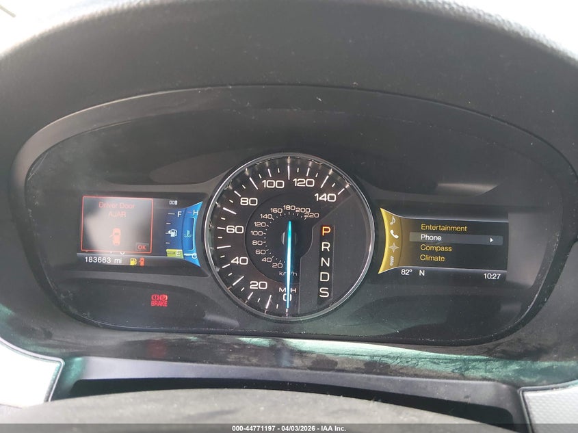 2013 Ford Edge VIN 2FMDK3JC9DBE17770 IAAI salvage auction — LEFT FRONT, Wait Title, sold $700 on 2026-07-05 (photo 7)