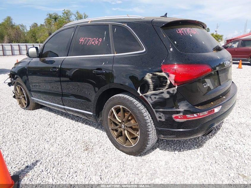 2014 Audi Q5 VIN WA1LFBFP9EA030587 IAAI salvage auction — LEFT FRONT, Salvage (Alabama), sold $1,025 on 2026-07-23 (photo 3)