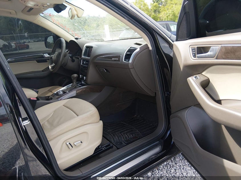 2014 Audi Q5 VIN WA1LFBFP9EA030587 IAAI salvage auction — LEFT FRONT, Salvage (Alabama), sold $1,025 on 2026-07-23 (photo 5)