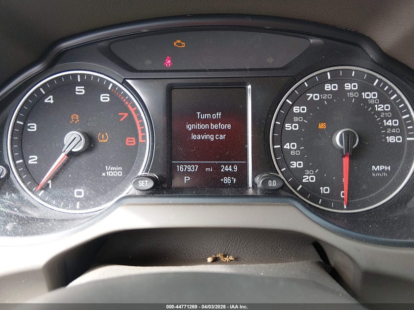 2014 Audi Q5 VIN WA1LFBFP9EA030587 IAAI salvage auction — LEFT FRONT, Salvage (Alabama), sold $1,025 on 2026-07-23 (photo 7)