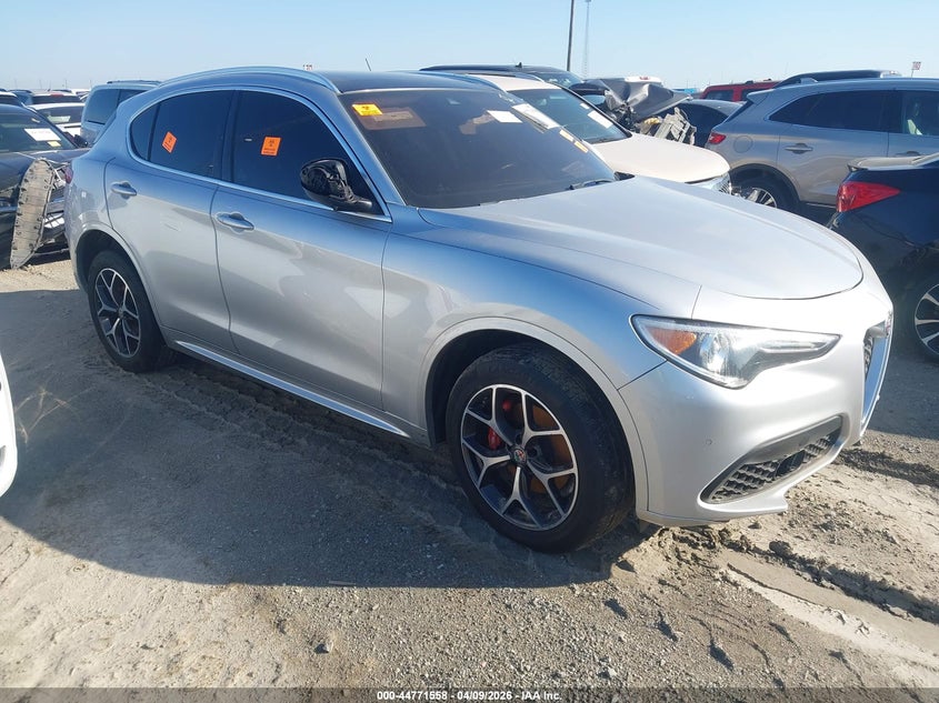 2020 Alfa romeo Stelvio VIN ZASPAKBN0L7C82661 IAAI salvage auction — FRONT & REAR, Wait Title, sold $3,250 on 2026-07-15 (photo 1)