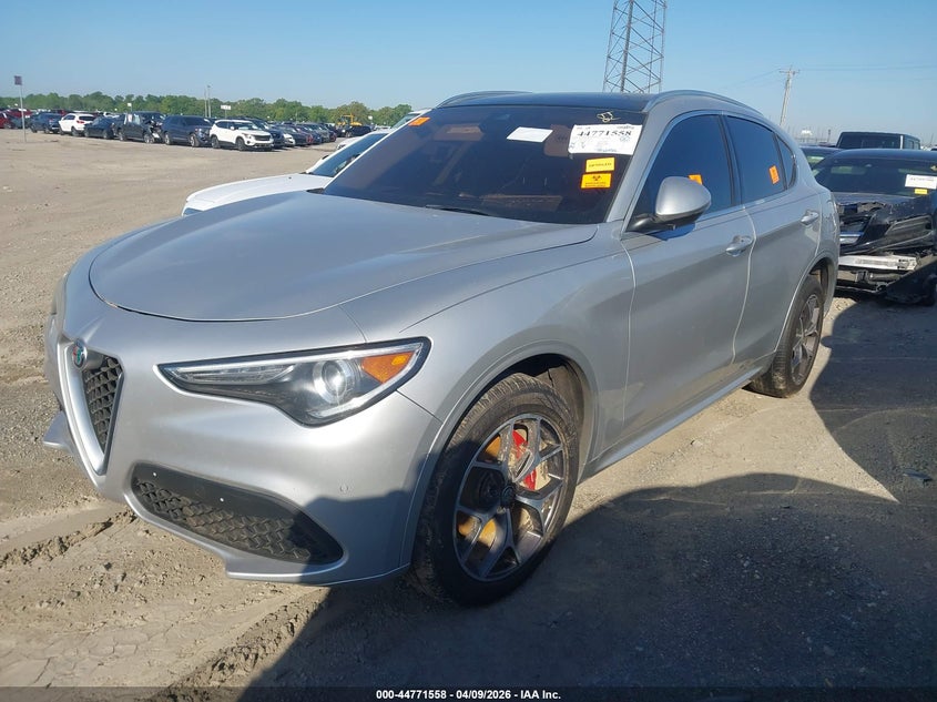 2020 Alfa romeo Stelvio VIN ZASPAKBN0L7C82661 IAAI salvage auction — FRONT & REAR, Wait Title, sold $3,250 on 2026-07-15 (photo 2)