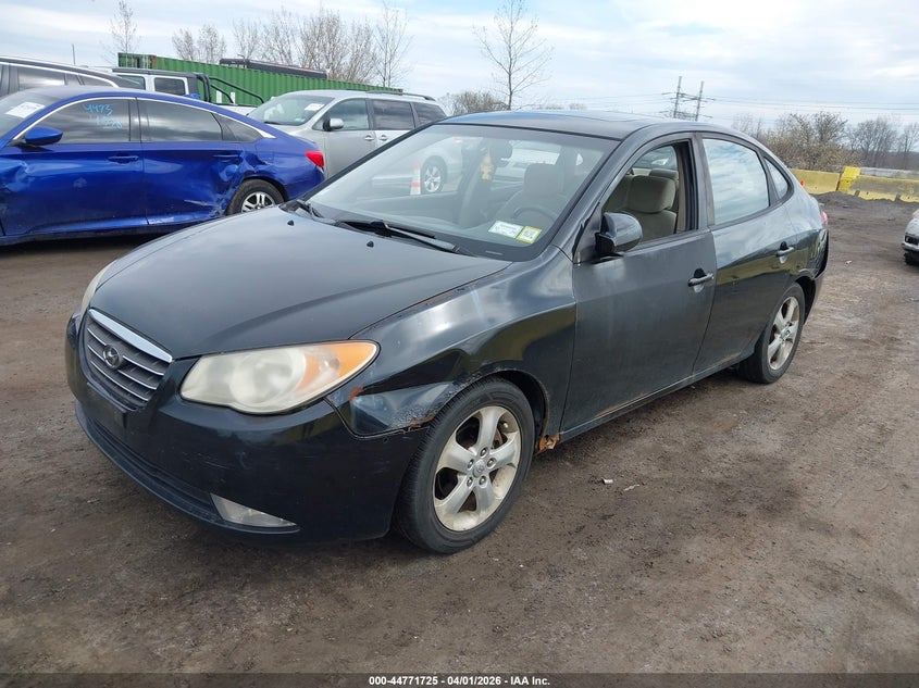 2007 Hyundai Elantra VIN KMHDU46D57U225942 IAAI salvage auction — NORMAL WEAR, Salvage (Texas), sold $425 on 2026-07-28 (photo 6)