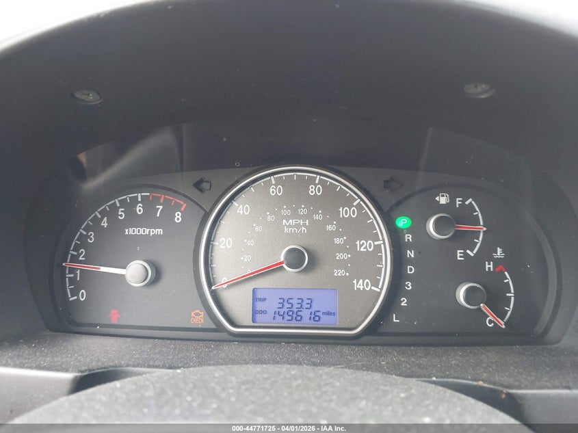 2007 Hyundai Elantra VIN KMHDU46D57U225942 IAAI salvage auction — NORMAL WEAR, Salvage (Texas), sold $425 on 2026-07-28 (photo 7)