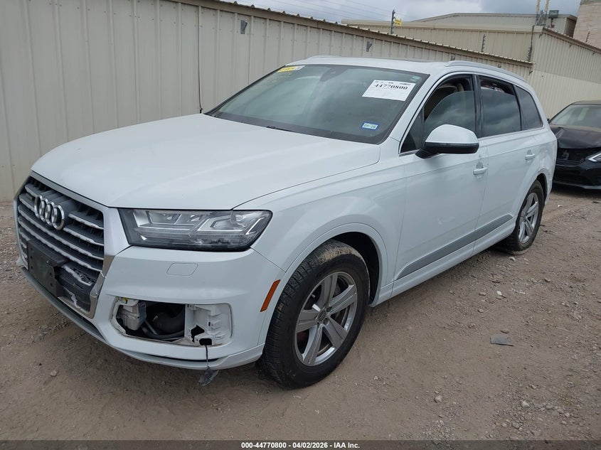 2019 Audi Q7 VIN WA1LHAF73KD030714 IAAI salvage auction — THEFT, Original (Texas), sold $3,700 on 2026-07-06 (photo 2)